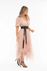 Capri Collection Clara tyllimekko - roosa - naisten muoti - juhlavaatteet - juhlamekot - IHANA Store - lifestylemyymälä - kotimainen verkkokauppa