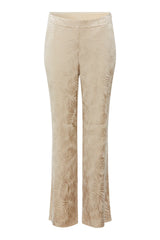 Rue de Femme Esme housut - beige - naisten vaatteet - juhlahousut - täyspitkät housut - IHANA Store