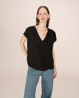 Grace & Mila Season t-paita - musta - naisten lyhythihaiset puserot - naisten muoti - pukeutuminen - lifestyle - IHANA Store
