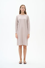 InWear Annie collegemekko - beige - trikoomekot - naisten mekot - muoti -lifestyle - IHANA Store
