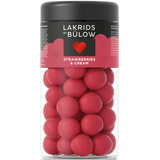 Lakrids by Bülow Strawberry & Cream suklaakuorrutettu lakritsi 295g - gluteeniton lakritsi - makea elintarvike - herkut - koti - IHANA Store - lifestylemyymälä - kotimainen verkkokauppa