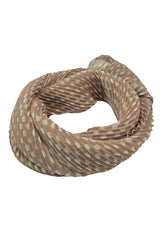 Lasessor Milka pliseehuivi - beige - pilkullinen - naisten asusteet - muoti - lifestyle - IHANA Store - kotimainen verkkokauppa