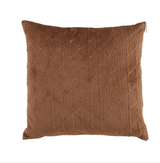 Miljögården Mason tyynynpäällinen - konjakinruskea - kirjailtu - koti - sisustus - IHANA Store
