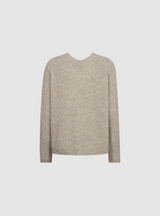 Mos Mosh Thora neule - beige - naisten vaatteet - muoti - villaneule - IHANA Store