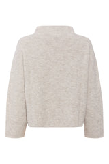 PBO Svera neule - neulepusero - beige - naisten vaatteet - muoti - lifestylemyymälä - HANA Store