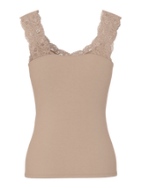 Pieces Barbera pitsitoppi - beige - alustopit - naisten muoti - lifestyle - IHANA Store