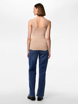 Pieces Barbera pitsitoppi - beige - alustopit - naisten muoti - lifestyle - IHANA Store