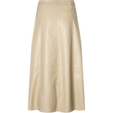 Rue de Femme Aledra hame - beige - hameet - keinonahkahameet - ekonahka - naisten muoti - lifestyle - IHANA Store - kotimainen verkkokauppa