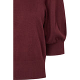 Rue de Femme Softy Sorrel neule - viininpunainen - naisten muoti - vaatteet - pukeutuminen - lifestyle - IHANA Store
