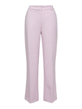 Selected Femme Myla housut - pinkki - naisten täyspitkät housut - leveät lahkeet - naisten vaatteet - IHANA Store