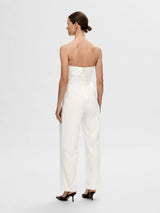 Selected Femme Vinelle haalari - valkoinen - naisten vaatteet - jumpsuit - hihaton - juhlavaatteet - IHANA Store - lifestylemyymälä