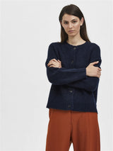 Selected Femme Lulu neuletakki - sininen - Neuleet ja neuletakit - Yläosat - Naisten vaatteet - IHANA Store - lifestyle