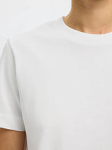 Selected Essential boxy t-paita - pyöreä kaula-aukko - t-paita - boxy - valkoinen - naisten vaatteet - IHANA Store - lifestyle - kotimainen verkkokauppa