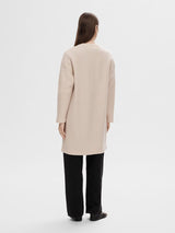 Selected Femme Darla neuletakki - beige - lämmin neuletakki - Naisten vaatteet - IHANA Store