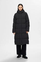 Selected Femme Sofie-Nita untuvatakki - musta - naisten talvitakit - takit - lifestylemyymälä - IHANA Store