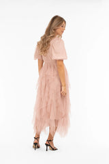 Capri Collection Clara tyllimekko - roosa - naisten muoti - juhlavaatteet - juhlamekot - IHANA Store - lifestylemyymälä
