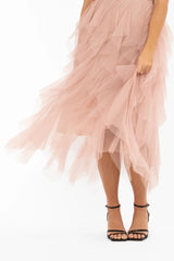 Capri Collection Clara tyllimekko - roosa - naisten muoti - juhlavaatteet - juhlamekot - IHANA Store - lifestylemyymälä