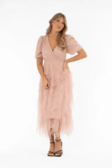Capri Collection Clara tyllimekko - roosa - naisten muoti - juhlavaatteet - juhlamekot - IHANA Store - lifestylemyymälä