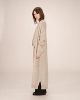 Grace & Mila Santiago neuletakki - beige - pitkät neuletakit - naisten muoti - lifestyle - IHANA Store
