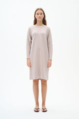 InWear Annie collegemekko - beige - trikoomekot - naisten mekot - muoti -lifestyle - IHANA Store