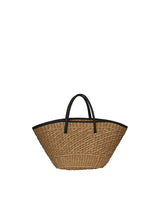Pieces kassi - korikassi - beige - kesäkassi - naisten laukut - naisten pukeutuminen - IHANA Store - lifestylemyymälä