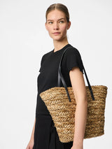Pieces Kisa korikassi - ruskea - laukut - naisten muoti - lifestyle - IHANA Store