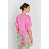 Rue de Femme Softy Sorrel neule - pinkki - naisten muoti  - vaatteet - pukeutuminen - lifestyle - IHANA Store - kotimainen verkkokauppa