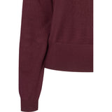 Rue de Femme Softy Sorrel neule pitkähihainen - viininpunainen - naisten muoti  - vaatteet - pukeutuminen - villaton neule - lifestyle - IHANA Store