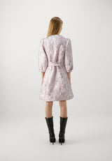 Selected Femme Demmi-Siv kietaisumekko - roosa-kuvioitu - juhlavaatteet - naisten muoti - lifestyle 
 - IHANA Store