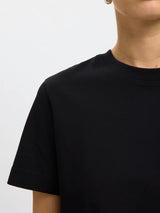 Selected Essential boxy t-paita - musta - o-aukko - t-paidat - naisten vaatteet - muoti - lifestyle - IHANA Store  - kotimainen verkkokauppa