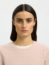 Selected Helen neule - roosa - naisten muoti  - vaatteet - pukeutuminen - lifestyle - IHANA Store - kotimainen verkkokauppa