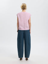 Selected Lulu brushed neuleliivi - lila - neuleliivit - alpakkasekoite - naisten muoti - lifestyle- IHANA Store - kotimainen verkkokauppa
