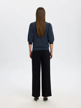Selected Tenny collegepusero - sininen - naisten paidat - puserot - collegepaidat - naisten muoti - lifestyle - IHANA Store